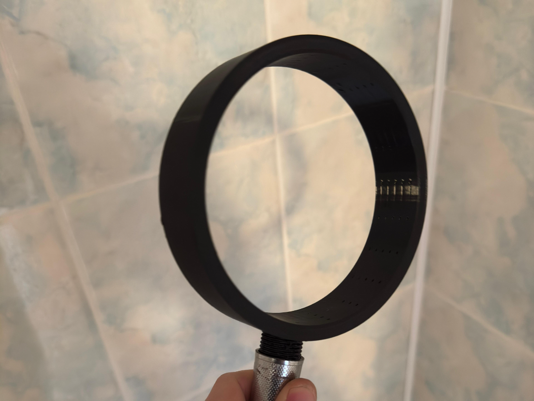 Shower adapter, paw cleaning 120mm diameter