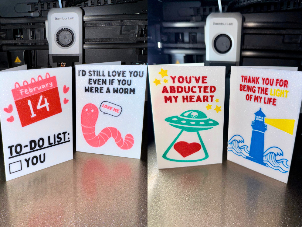 Foldable Valentine's Day Cards Pack 2026