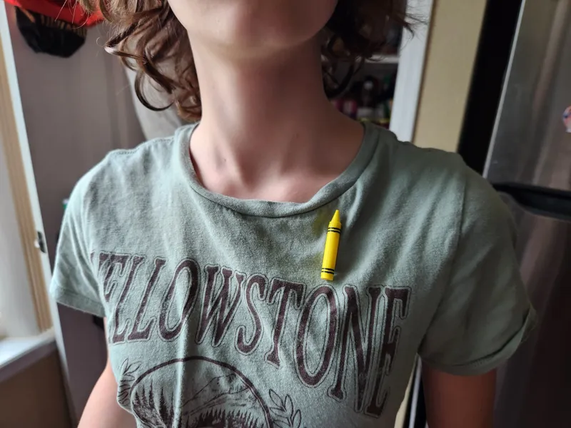 Crayon Shirt Magnet
