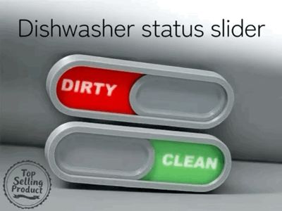 Dishwasher Clean/Dirty Slider