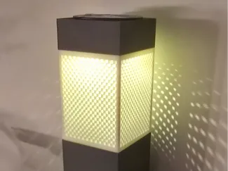Solar Garden Lamp Basket Pattern – Solar Insert