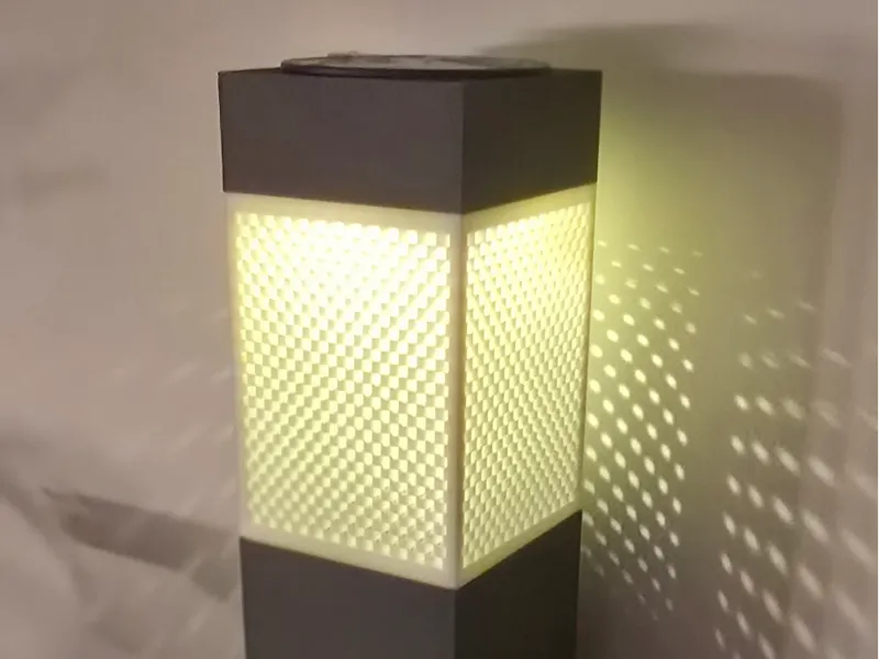 Solar Garden Lamp Basket Pattern – Solar Insert