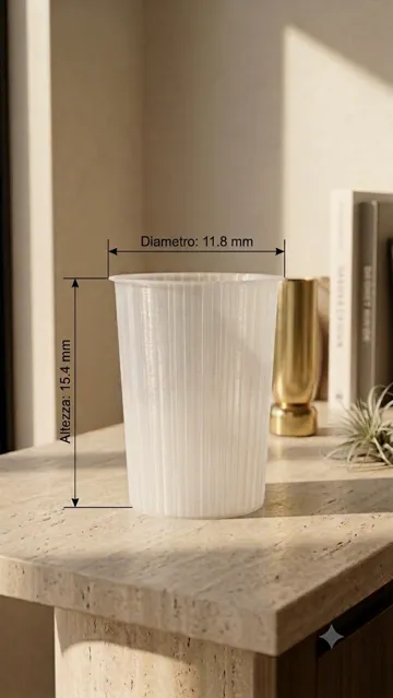 Modelo para impresión 3D: Vaso Semi idroponico identificativo Alochesia — vista de referencia 4