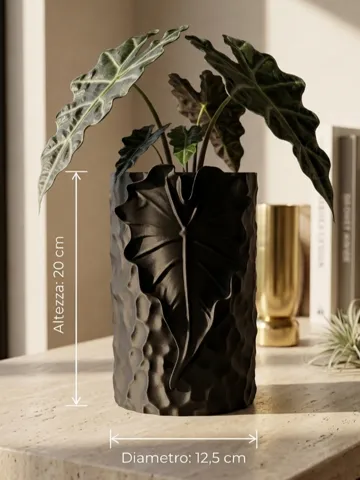 Modelo para impresión 3D: Vaso Semi idroponico identificativo Alochesia — vista de referencia 2