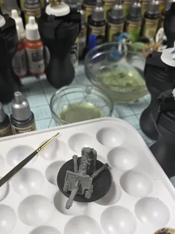 Modelo para impresión 3D: Space Boy Scouts Tri Pod Weapons Team — vista de referencia 2