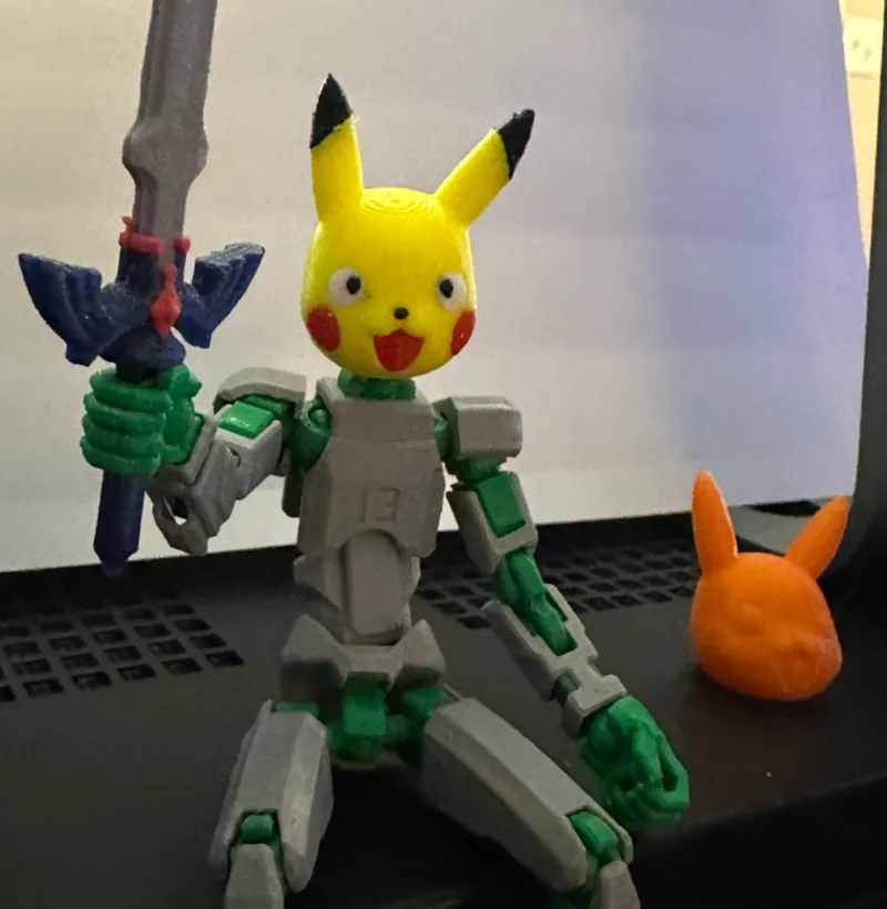 Dummy 13 Pikachu Head