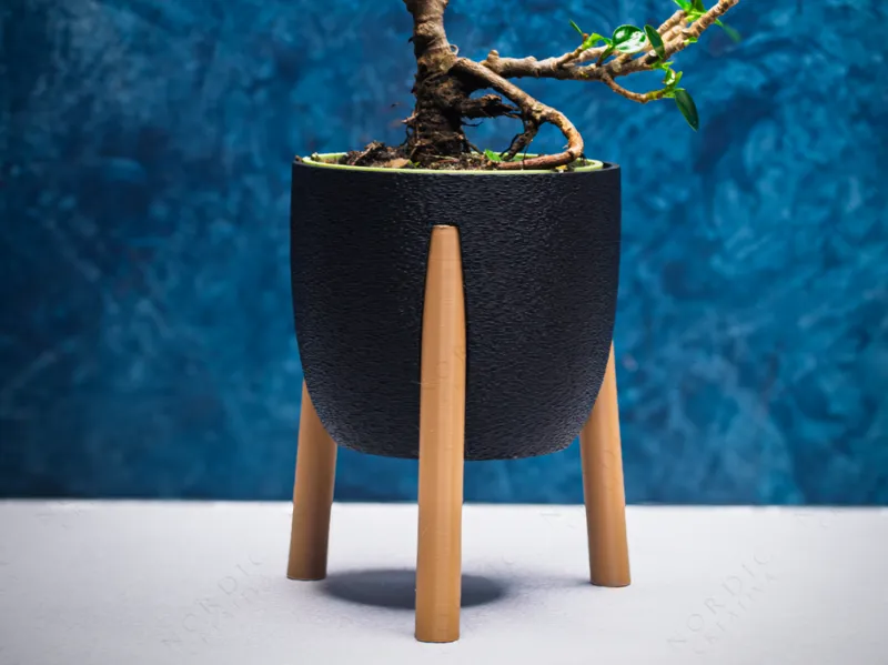 Indoor Plant Pot with Detachable Legs