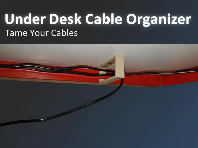 Under desk cable organizer Shuko compatible