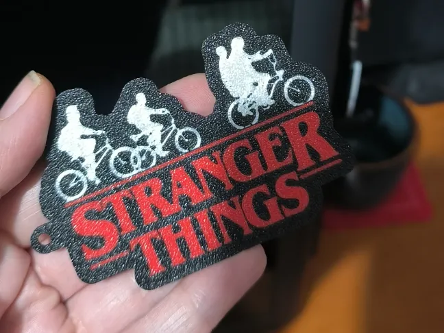Stranger Things keychain stagione 5 logo 
