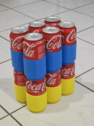 Customisable Parametric Soda Can Stacker