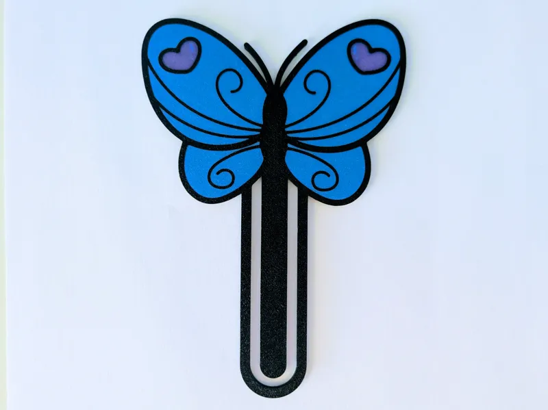 Fantastic butterfly bookmark