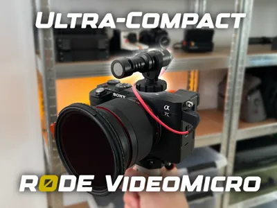 Ultra-Compact Mount for RØDE VideoMicro
