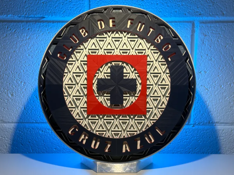 Cruz Azul Dimensional Mosaic