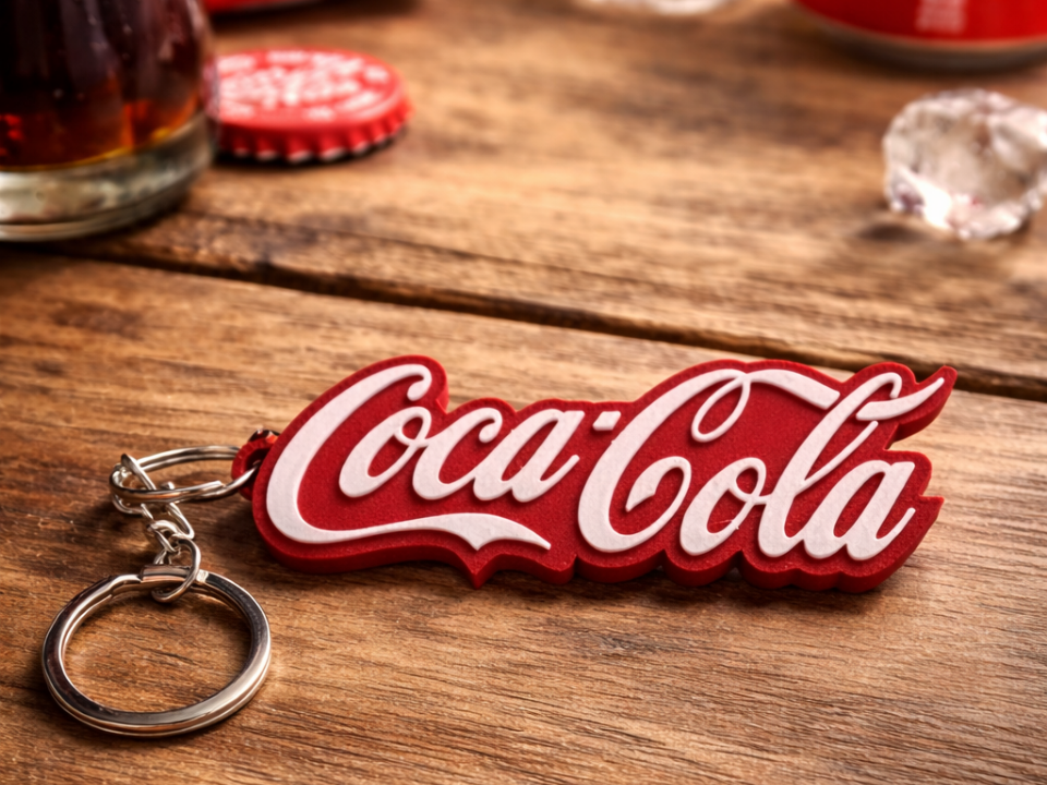 Portachiavi logo Coca Cola