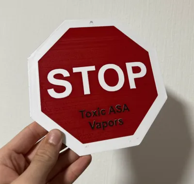 ASA Warning Sign