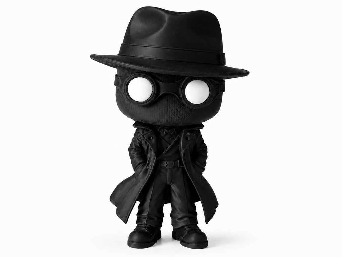 Spider-Noir Custom Funko Pop figure