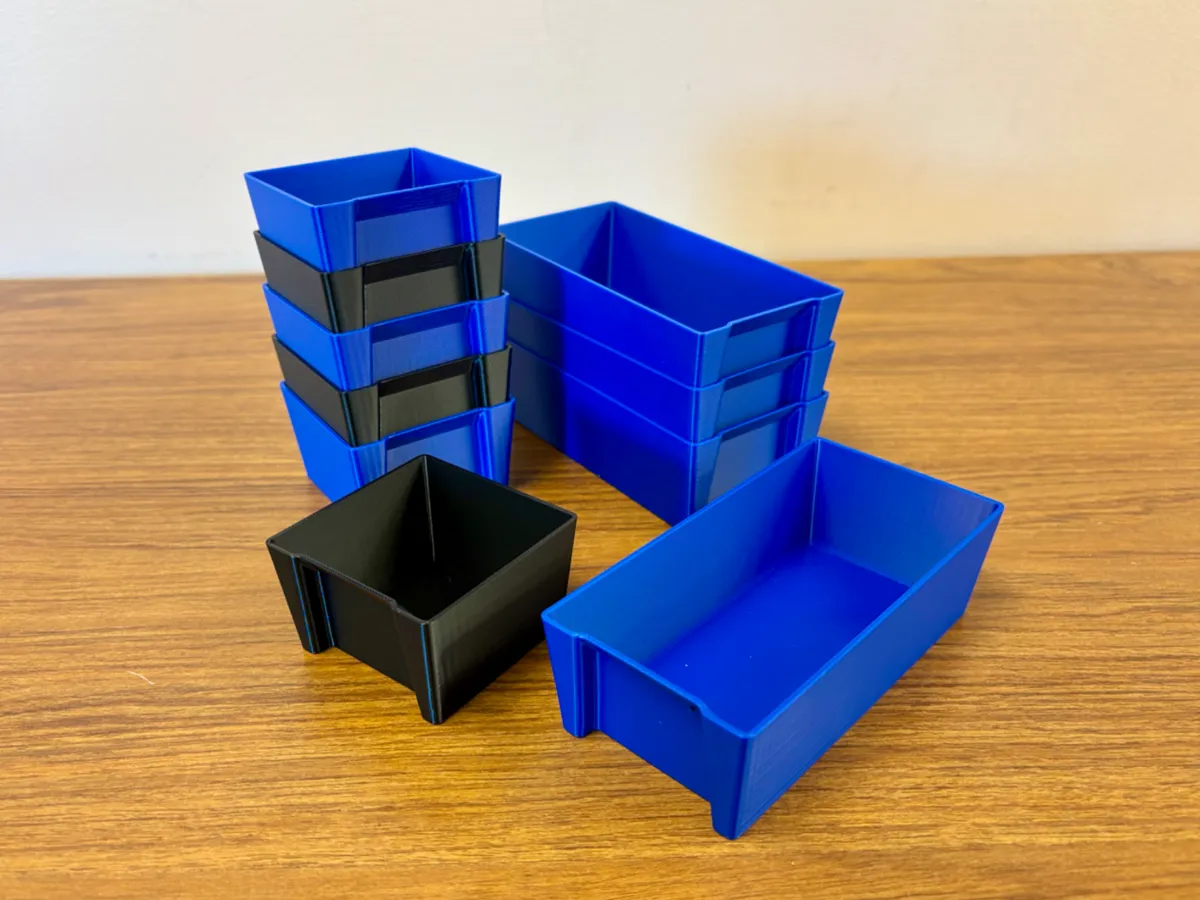 STACKABLE DRAWER ORGANIZERS, CONTAINERS - Free 3D Print Model - MakerWorld