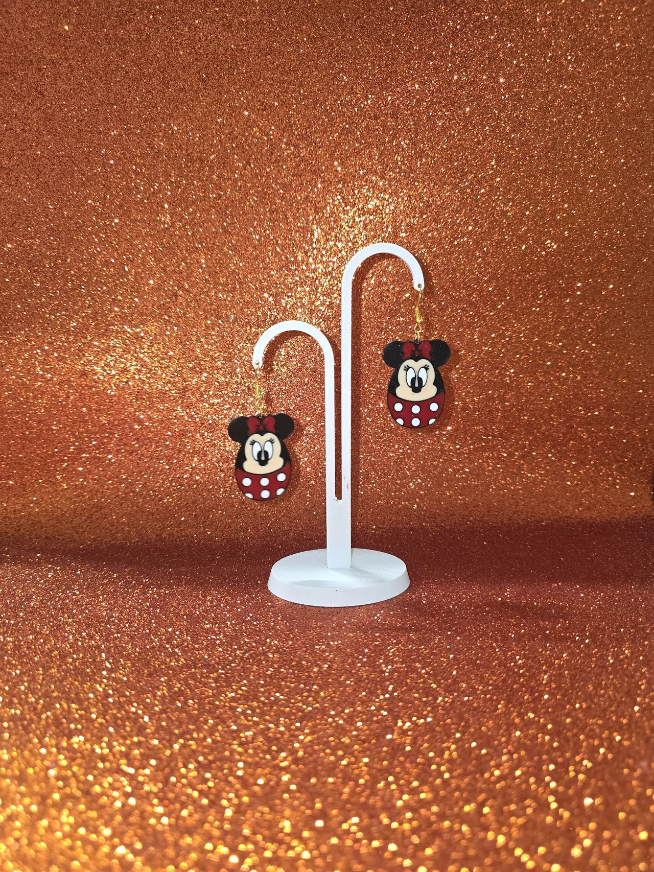 Minnie Easter earrings view 3