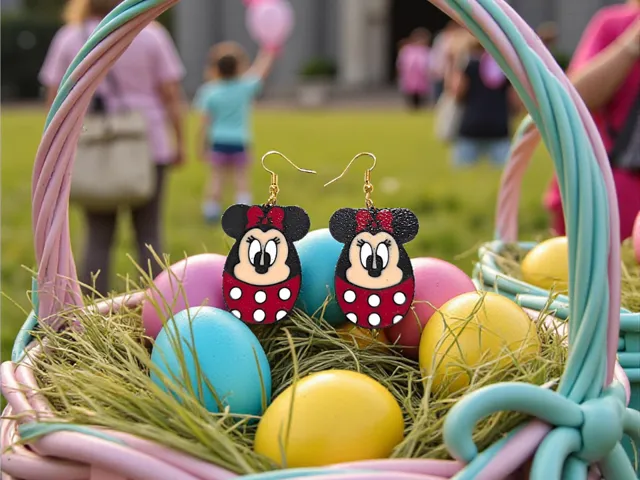 Minnie Easter earrings