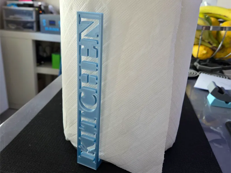 Kitchen paper towel holder
