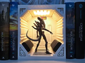 Alien - Nostromo Spaceship Airlock Book Nook