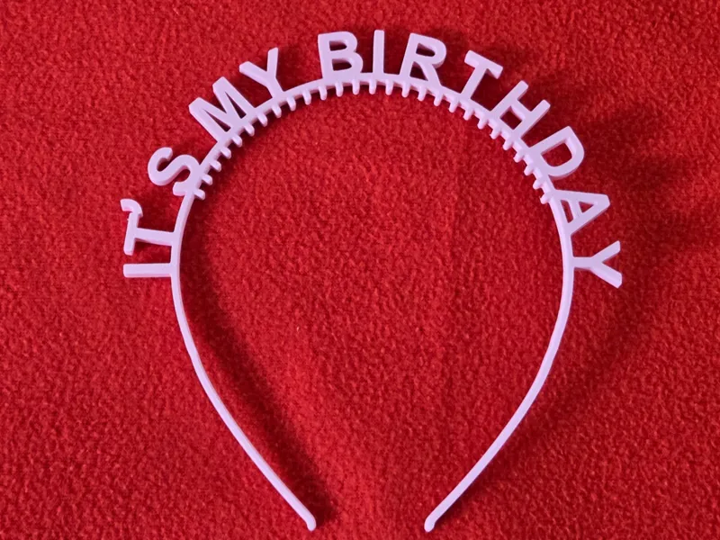 IT' S MY BIRTHDAY Headband (Single or 2 Colors) 