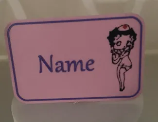 Carte Id  personnalisable bettyboop 