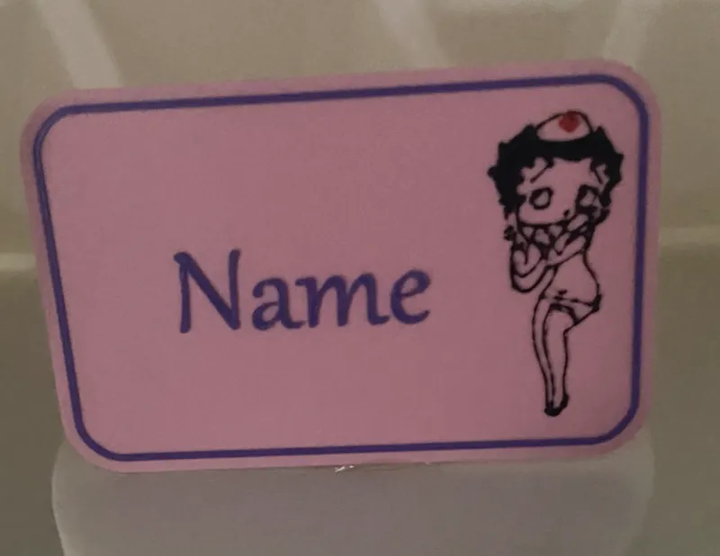 Carte Id  personnalisable bettyboop 