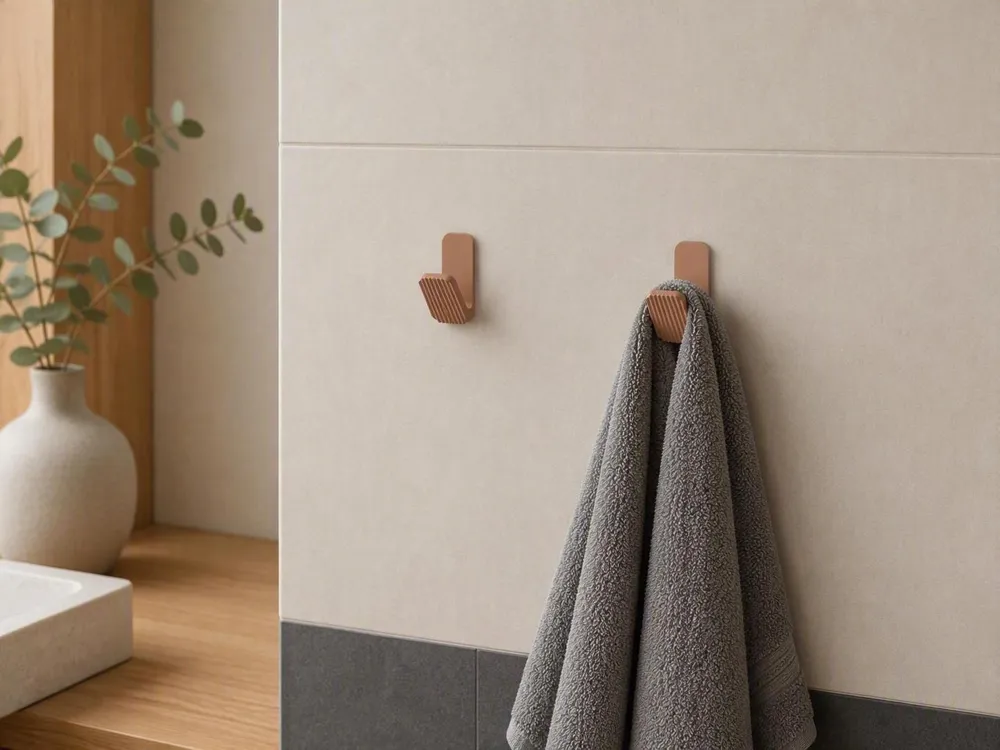 Soporte: Japandi Wall Towel Rack. Referencia del modelo original.