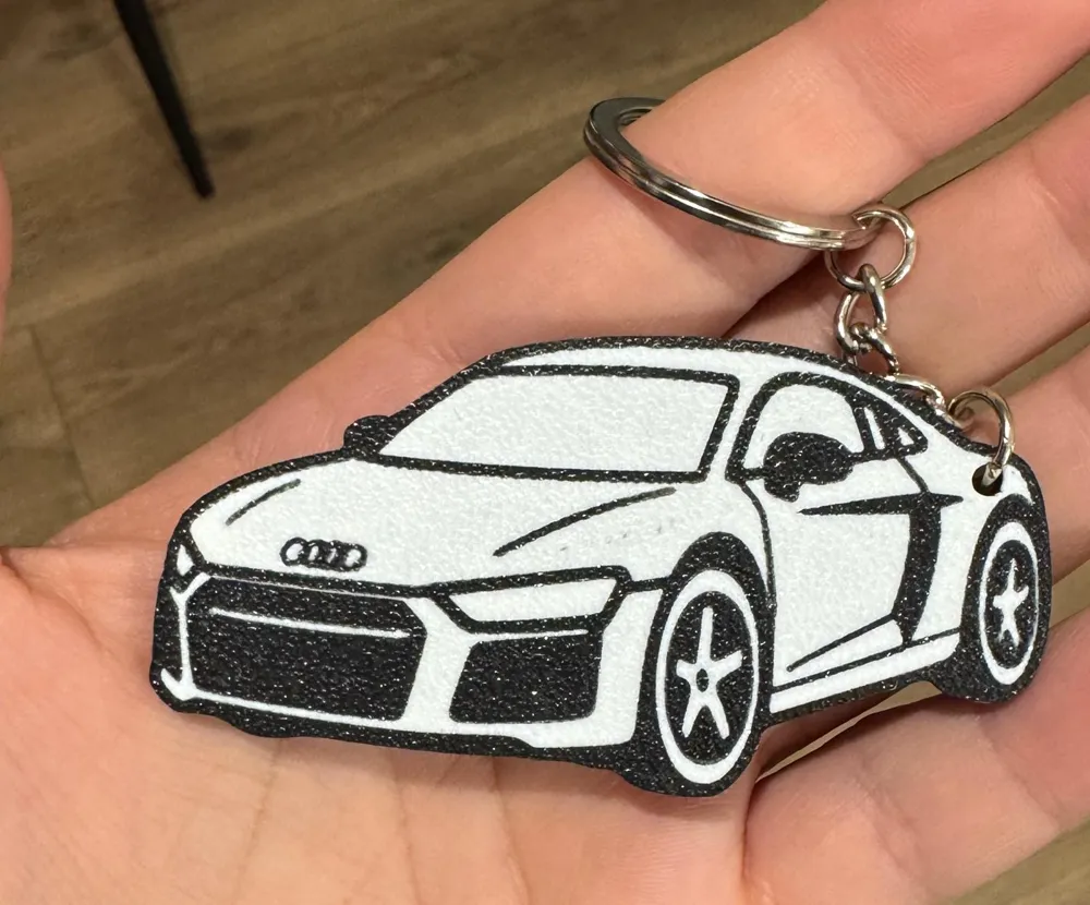 Audi R8 Keychain Car by BlooLab MakerWorld: Download Free 3D Models