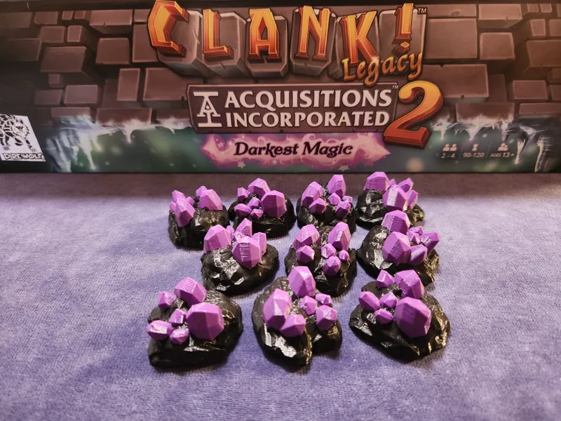 Clank Legacy 2 Ore Tokens with hollow base