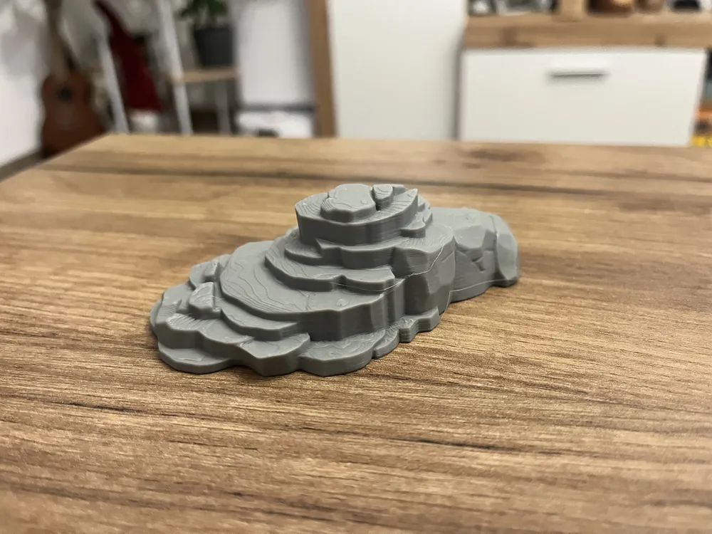 Miniature stone boulder - Rocks - Free 3D Print Model - MakerWorld