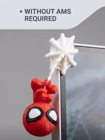 Accesorio para impresora 3D: Spider-Man Monitor Buddy | No AMS — vista de referencia 2