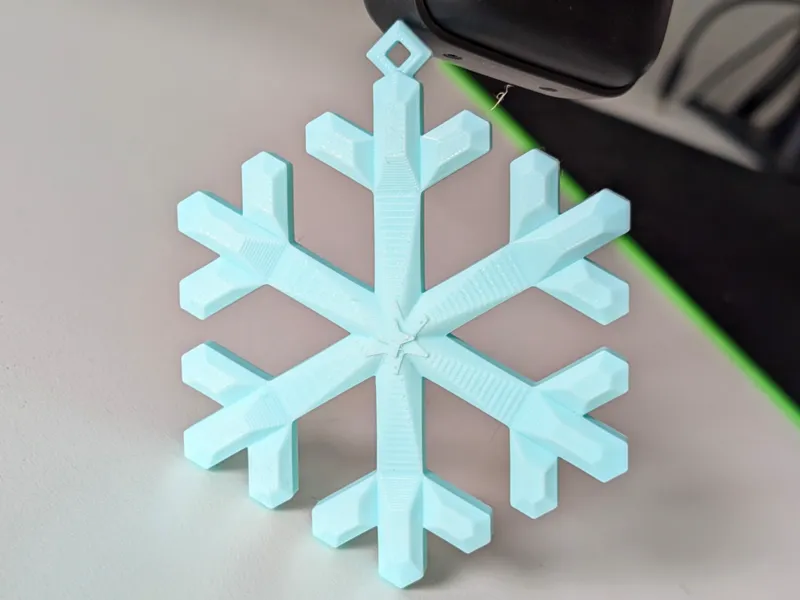 Snowflake Crystal Ornament