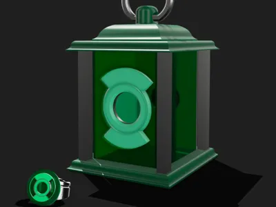 Green Lantern Ring and Battery