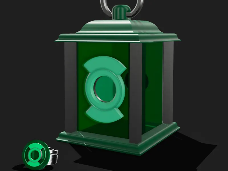 Green Lantern Ring and Battery