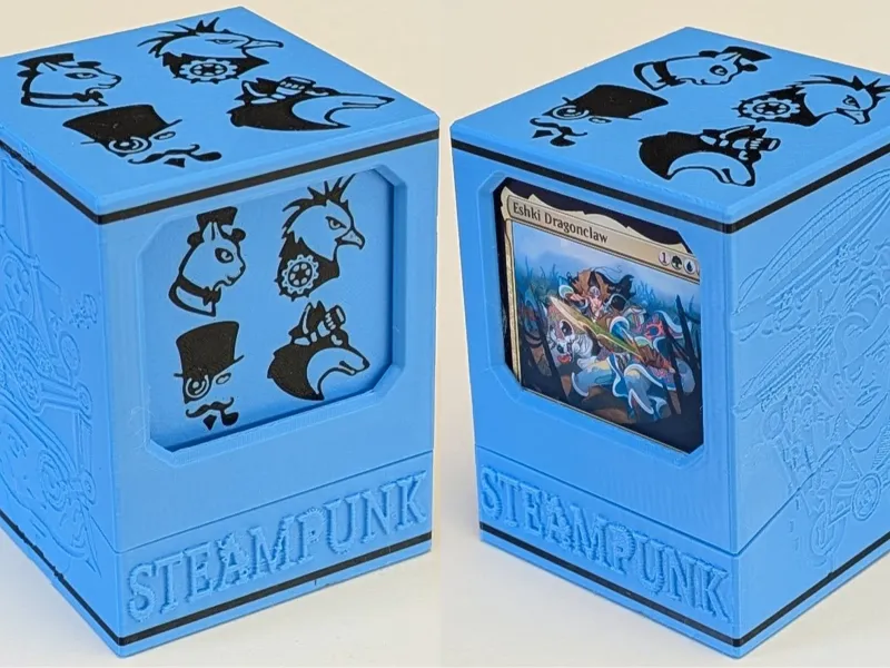 Steampunk Deck Box for TCG/MTG
