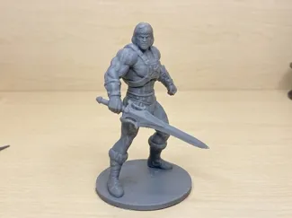 The warrior Man cartoon