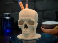 Organiseur de bureau tête de mort — photo 1