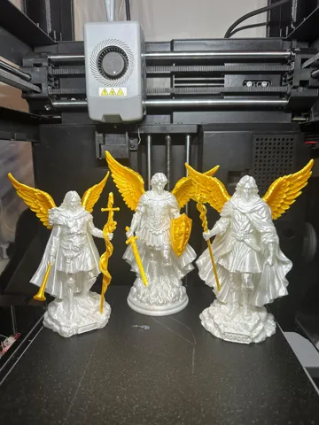 Modelo para impresión 3D: ARCANJO SÃO RAFAEL — vista de referencia 3