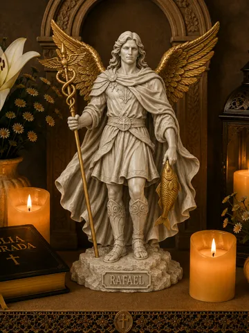 Modelo para impresión 3D: ARCANJO SÃO RAFAEL — vista de referencia 2
