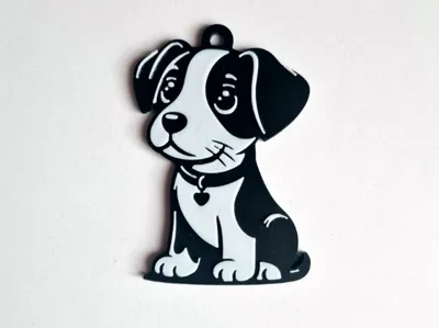 Puppy keychain