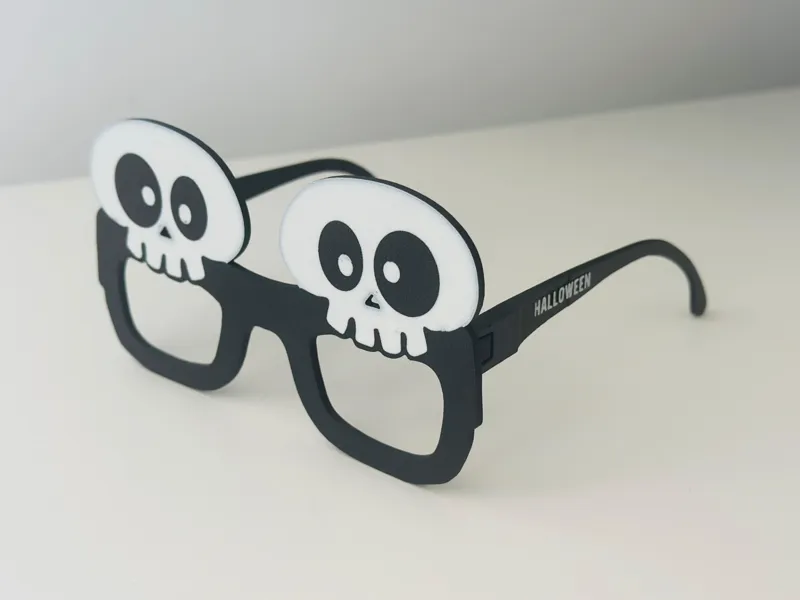 Title Skull Glasses – Halloween Party Eyewear