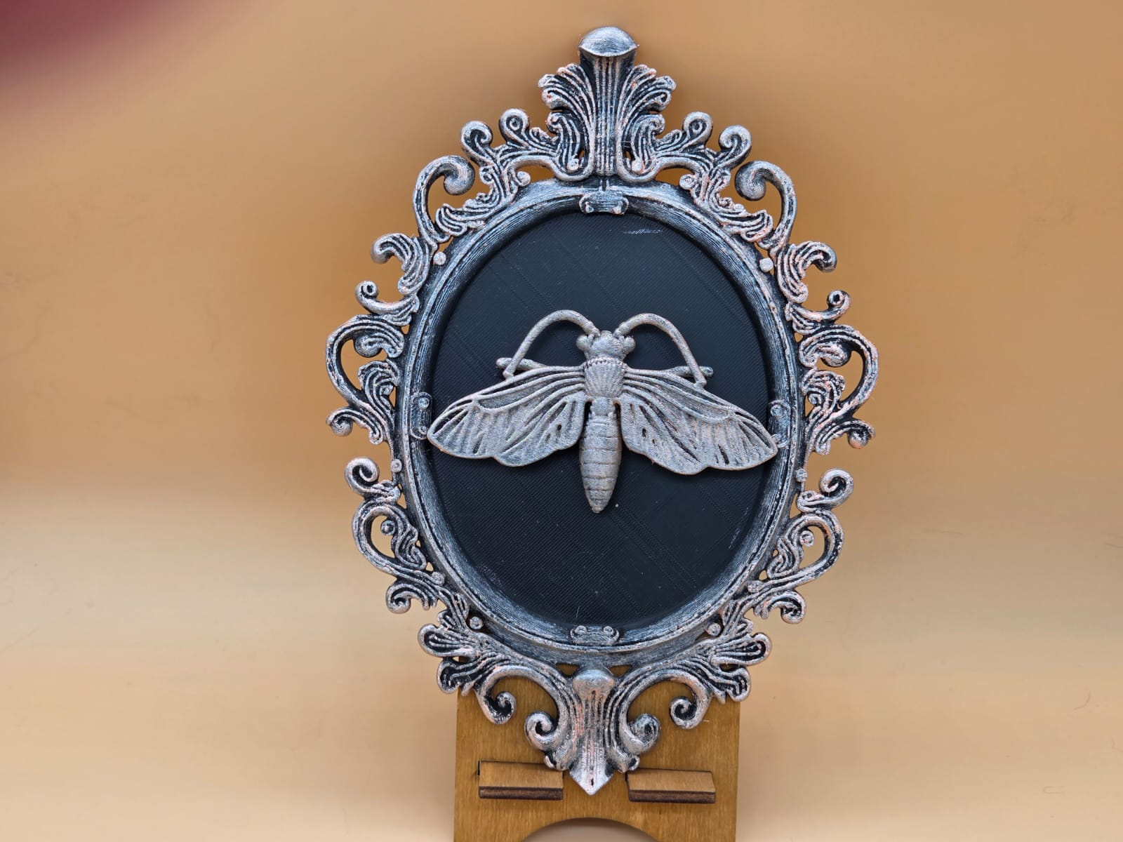 Barock Bilderrahmen mit Schmetterling – 2-teilig