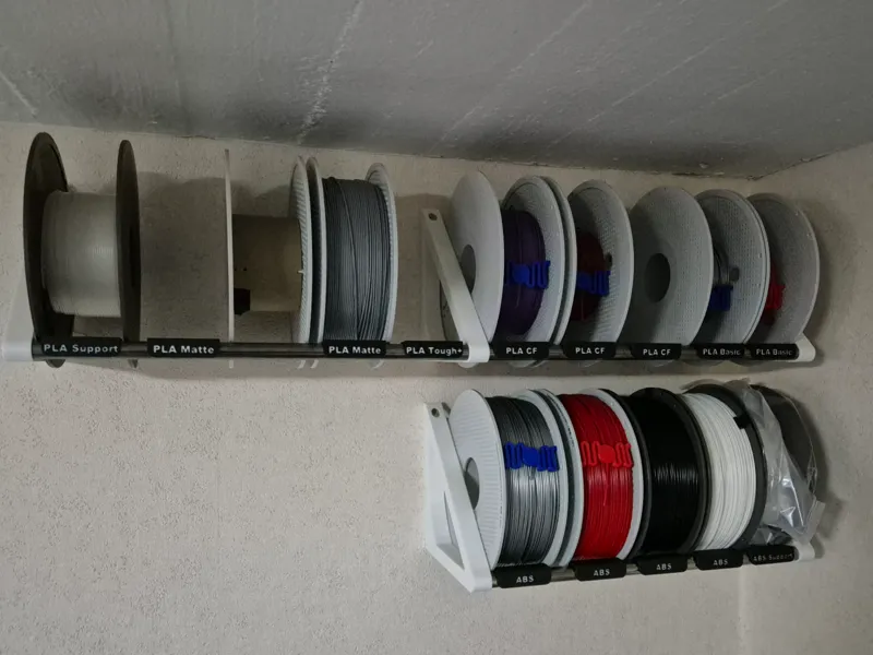 Modulares Filament Regal zur Wandmontage