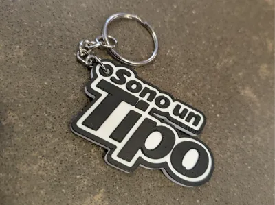 I am a Type Keychain
