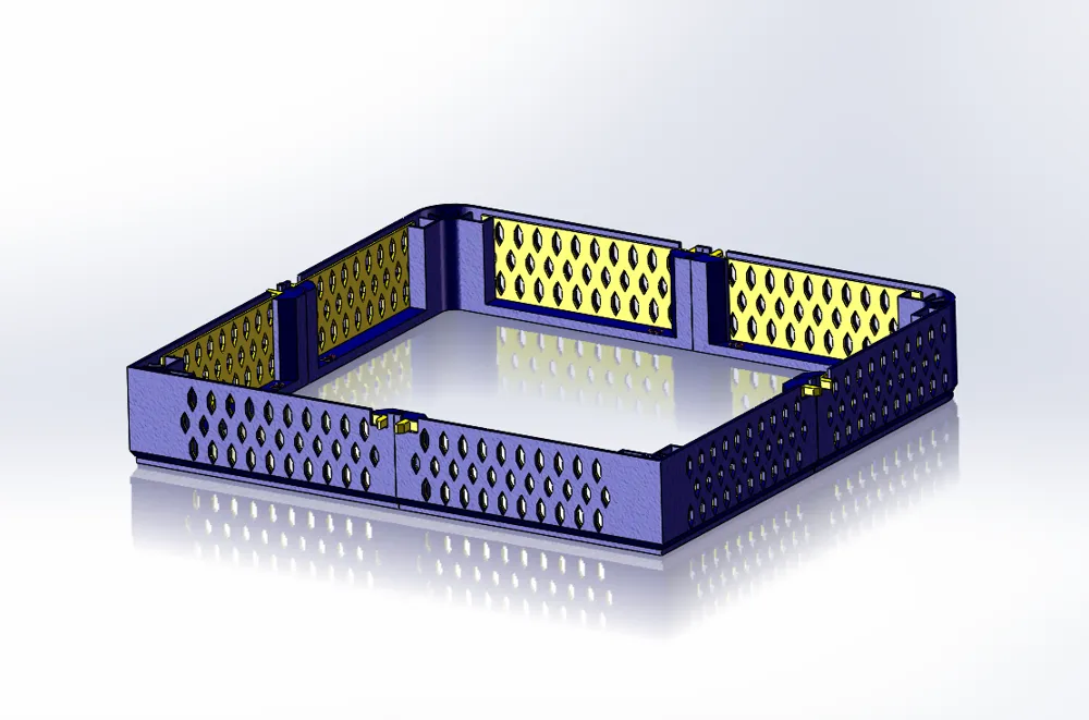 Collection Riser Structure P2S high-efficiency cooling riser, 60mm high, simplified structure ...