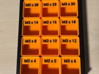Prelabeld Bins for Gridfinity [BaBo duo] drawer 30