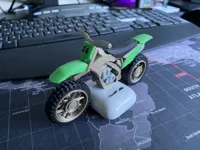 Moto tout-terrain jouet sans supports — photo 6