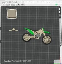 Moto tout-terrain jouet sans supports — photo 3